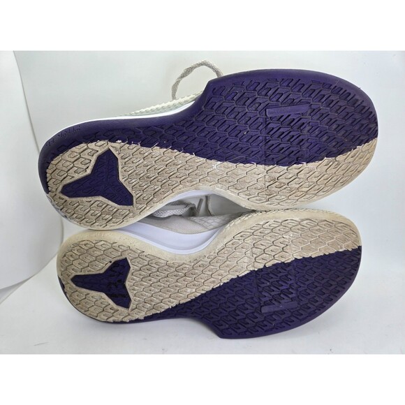 Nike Kobe Mamba Fury Lakers Home Basketball Shoes Men\'s 5 White Purple Sneakers main image 8